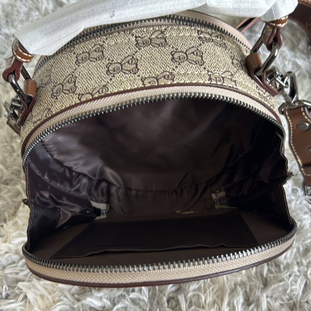 Mini circular handbag - Picture 12 of 14